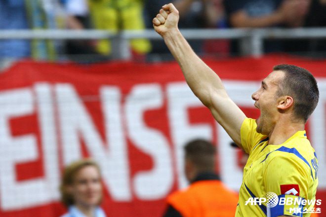 우크라이나 축구 전설 안드리 세브첸코. 사진=AFPBBNews=News1