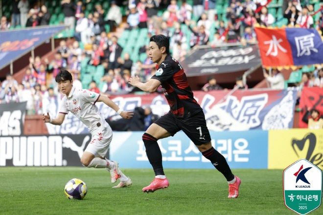 포항 스틸러스 김인성. 사진=한국프로축구연맹