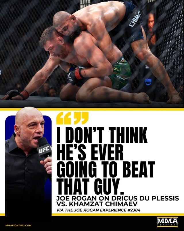 로건은 팟캐스트 ‘더 조 로건 익스피리언스’에서 “많은 사람이 지루하다고 했다. 판정까지 갔으니 당연하다. 하지만 치마에프는 챔피언을 상대로 그 정도의 지배력을 보여줬고 제대로 평가해야 한다. 정말 미친 일이었다”고 이야기했다. 사진=MMA 파이팅 SNS