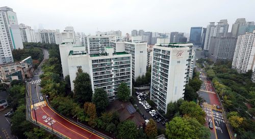 도화 현대1차 아파트 단지 전경 [김재훈기자]