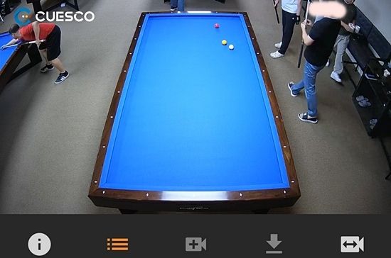 최완영 하이런 37점, 애버리지 10.00 경기 장면. (사진=큐스코)