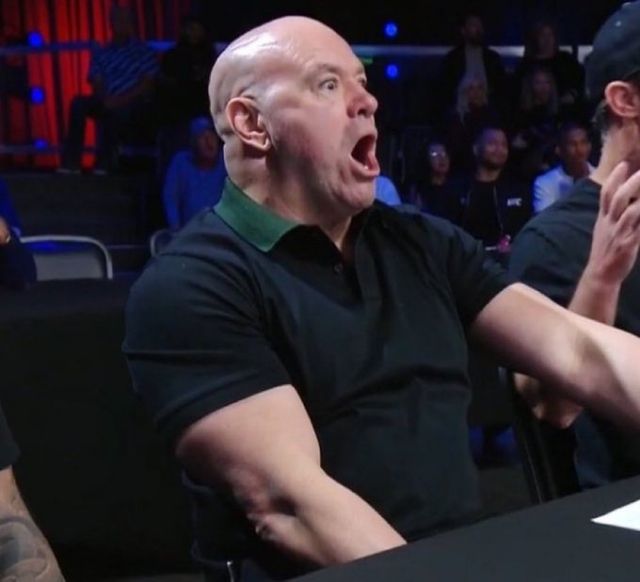 ‘백사장’ 데이나 화이트조차 크게 환호할 정도의 경기였다. 아쉽게도 그 환호는 권원일이 아닌 디아스를 향한 것이었다. 사진=X