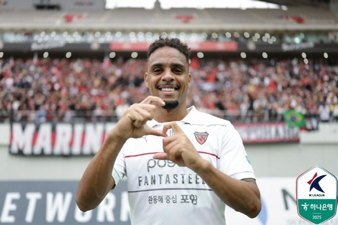 포항 스틸러스 주닝요. 사진=한국프로축구연맹