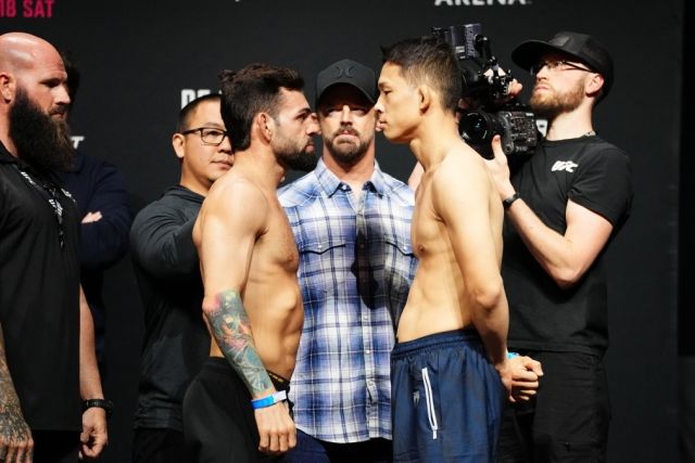 박현성이 출전하는 ‘UFC 파이트 나이트: 더 리더 vs 앨런’ 메인카드는 19일 오전 7시 30분부터 tvN SPORTS와 티빙(TVING)을 통해 중계된다. 사진=UFC 제공