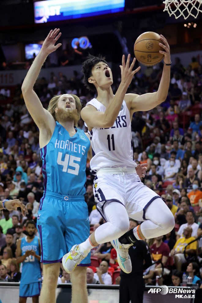 미국 프로농구 NBA에 도전 중인 206cm 포워드 정판보. 사진=AFPBBNews=News1