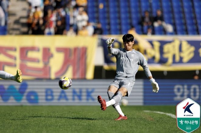 김경민 골키퍼. 사진=한국프로축구연맹