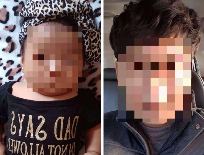 ‘양육비를 해결하는 사람들(옛 배드파더스)’의 구본창 씨가 공개한 코피노 아이와 그 아버지. [양해들 X]