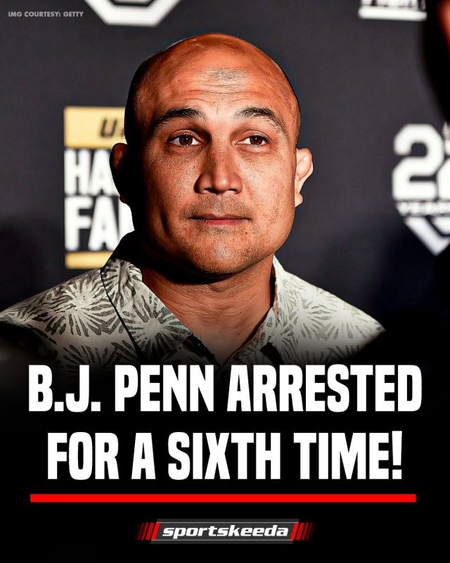 한때 UFC의 역대급 천재 파이터로 이름을 날렸던 BJ 펜이 몰락의 길을 걷고 있다. 사진=스포츠키다 SNS