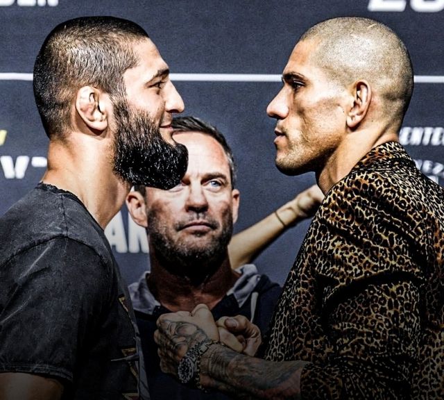 치마에프와 페레이라의 슈퍼 파이트 가능성은 그리 크지 않다. 다만 자선 그래플링 매치라면 말이 달라진다. 사진=아레나 SNS