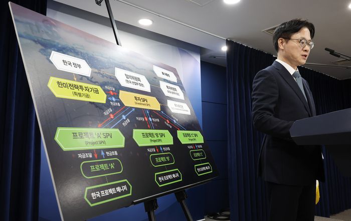 한미 관세협상 관련 브리핑하는 김정관 산업부 장관 [연합뉴스]