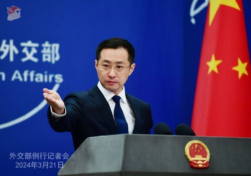 린젠 중국 외교부 대변인 [사진 = 중국 외교부]