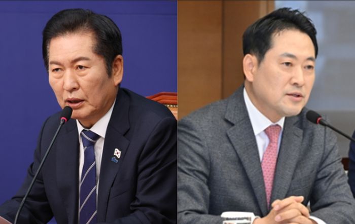 정청래 더불어민주당 대표, 장동혁 국민의힘 대표 [연합뉴스 편집]