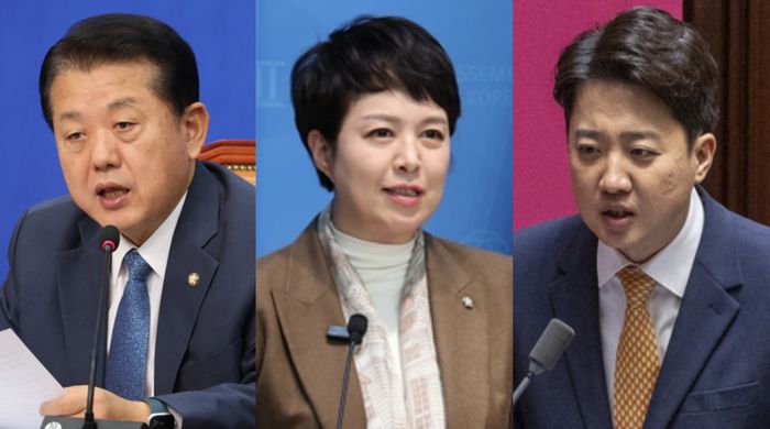김병주 더불어민주당 의원, 김은혜 국민의힘 의원, 이준석 개혁신당 대표 [연합뉴스 편집]