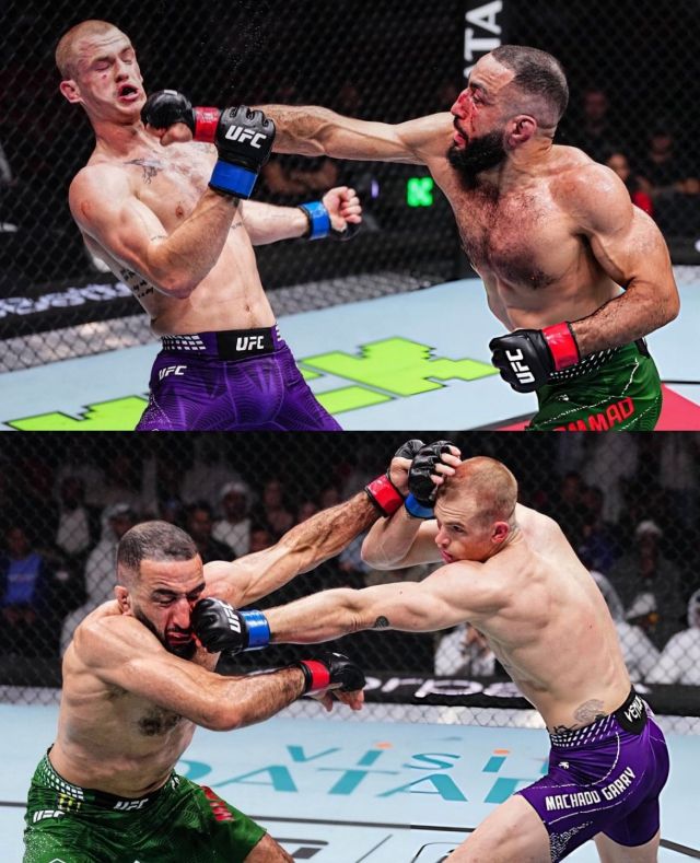 개리는 이로써 웰터급 탑 컨텐더로 진입했다. 그리고 그는 ‘전 챔피언’ 무하마드를 꺾은 후 ‘현 챔피언’ 이슬람 마카체프를 콜아웃, 그의 레슬링도 막아낼 수 있다고 자신했다. 사진=홈 오브 파이트 SNS