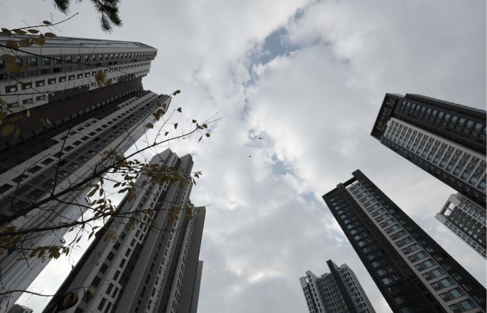 26일 성동구의 한 아파트 단지의 모습. [이승환 기자]