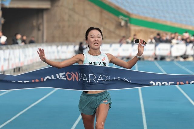 2025 인천국제마라톤에서 우승한 이수민. 사진=대한육상연맹 제공