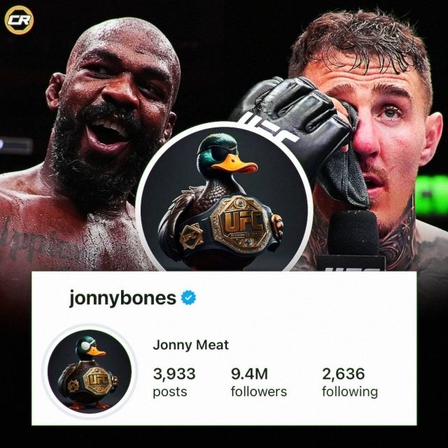 존스는 자신의 SNS 프로필을 안대 쓴 오리(조롱의 표현)로 바꾸며 아스피날을 조롱했다. 심지어 과대평가된 선수, 경기를 포기한 선수라고 표현하는 등 이때다 싶어 강한 비난을 이어갔다. 물론 아스피날은 별다른 반응을 보이지 않았고 꽤 시간이 흐른 뒤 이에 대한 이야기를 꺼냈다. 사진=챔피언십 라운드 SNS