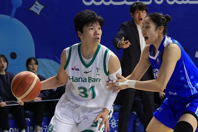 진안은 5일 우리은행전에서 맹위를 떨쳤다. 사진=WKBL 제공