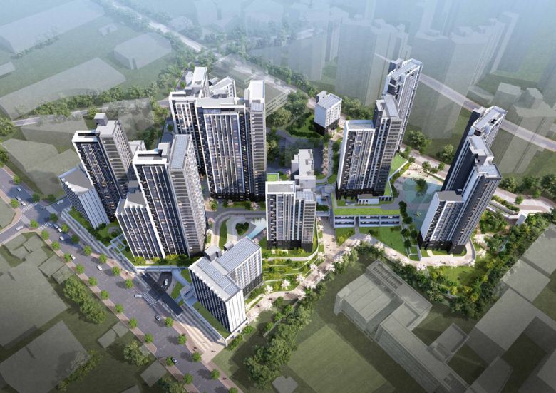 아크로리버스카이 조감도.