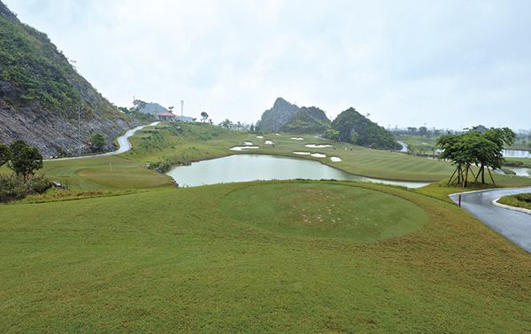 레전드밸리CC의 시그니처 홀 중 한 곳.