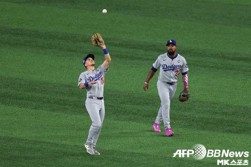 만약 다저스가 테오스카를 트레이드한다고 했을 때, 에드먼이 중견수를 볼 수 있다면 이는 김혜성에게 최상의 경우일 것이다. 사진=ⓒAFPBBNews = News1