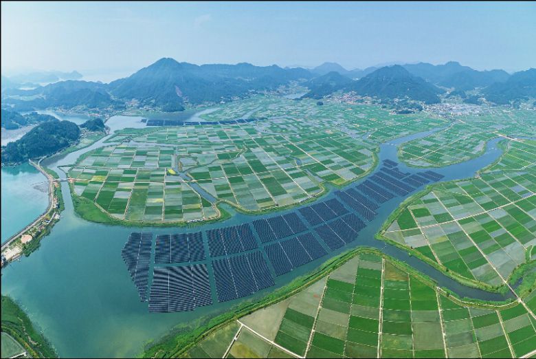 토목부문 대상 / BS한양 '해창만 태양광발전소'