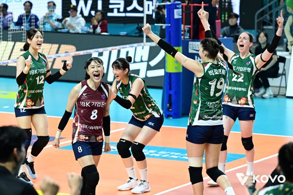 IBK 기업은행은 4연승을 기록했다. 사진 제공= KOVO