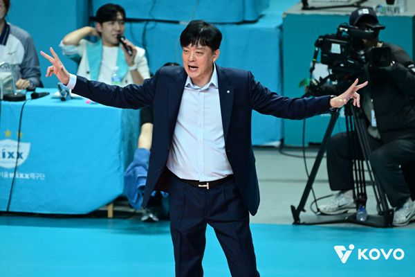 이영택 GS 감독은 상대에 대한 경계심을 드러내면서도 승리에 대한 자신감을 감추지 않았다. 사진 제공= KOVO
