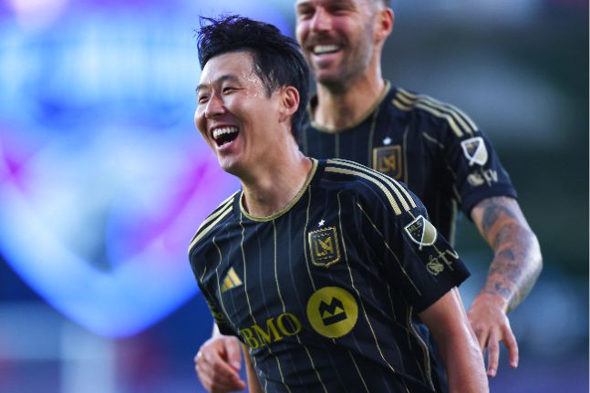 기뻐하는 손흥민. 사진=LAFC