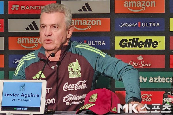 하비에르 아기레 멕시코 대표팀 감독. 사진(美 내슈빌)= 김재호 특파원