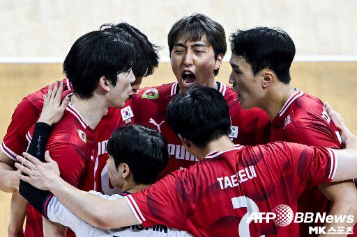 남자 배구대표팀은 2025년 바쁜 일정을 소화했다. 사진=ⓒAFPBBNews = News1