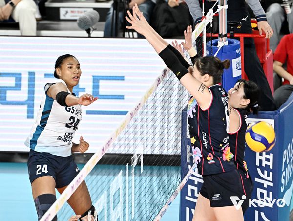 이날 GS칼텍스는 레이나가 복귀했다. 사진 제공= KOVO