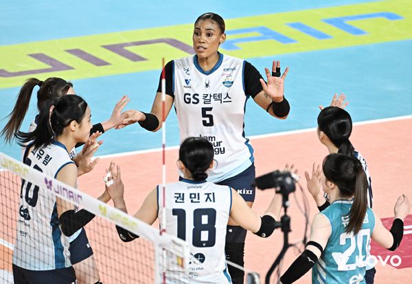 GS칼텍스는 3라운드 첫 승을 신고했다. 사진 제공= KOVO