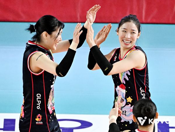 정관장은 이날 염혜선과 인쿠시가 복귀했다. 사진 제공= KOVO