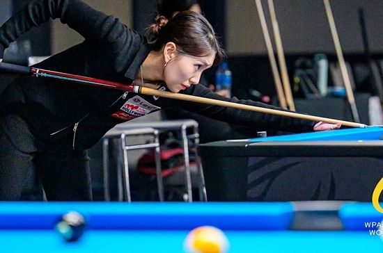 이하린은 패자3라운드에서 필리핀의 빌렌 아미트에게 패해 최종예선 진출에 실패했다. (사진=Predator Pro Billiard Series)