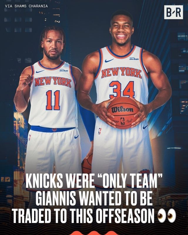 아데토쿤보는 올 시즌 NBA에서 가장 큰 관심을 받는 선수다. 밀워키 벅스와의 동행에 의문 부호가 생기면서 여러 팀이 트레이드 유력 후보로 언급됐다. 심지어 뉴욕은 올 여름, 밀워키와 아데토쿤보 영입에 대한 독점 협상권까지 가지고 있었다. 물론 트레이드가 성사되지는 않았으나 아데토쿤보와 뉴욕이 가까웠다는 건 이미 드러난 일이다. 사진=블리처리포트 SNS