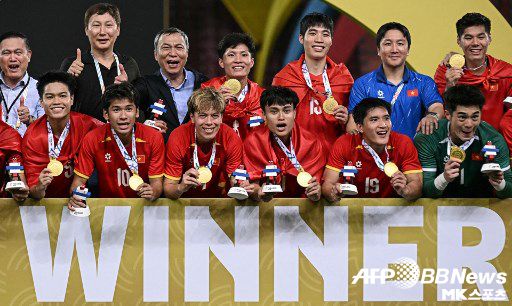 김상식 감독이 이끄는 베트남은 FIFA 랭킹이 세 계단 뛰어올랐다. 사진=ⓒAFPBBNews = News1