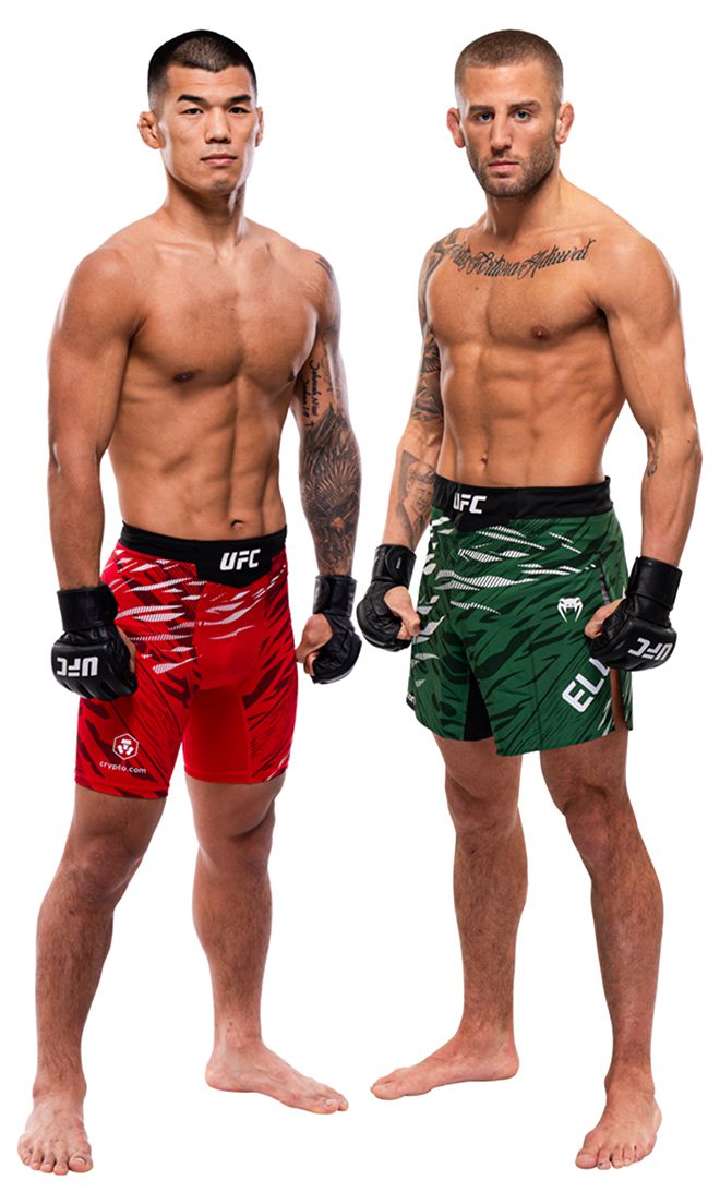 왼쪽부터 제41회 국제삼보연맹 세계선수권대회 컴뱃 부문 금메달리스트 고석현, Contender Series 시즌7 출신 오반 엘리엇 UFC on ABC 8 프로필. 사진=TKO