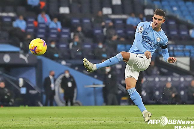 맨시티 공격수 페란 토레스가 만 21세가 되기 전 챔피언스리그에서 2번째로 많은 득점을 성공한 스페인 선수가 됐다. 세스크 파브레가스와는 같고 라울과는 2골 차이다. 사진=AFPBBNews=News1