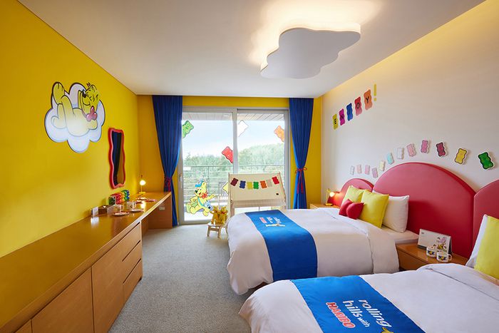 롤링힐스 호텔 ‘하리보 콘셉트룸’ <사진=해비치호텔앤드리조트>