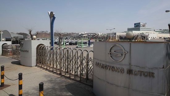 쌍용차 평택 공장의 전경. (매경DB)