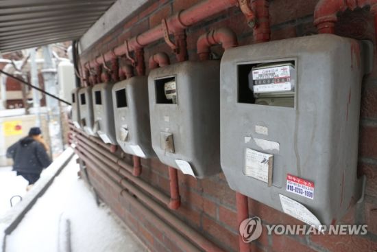 서울의 가스계량기. (출처=연합뉴스)