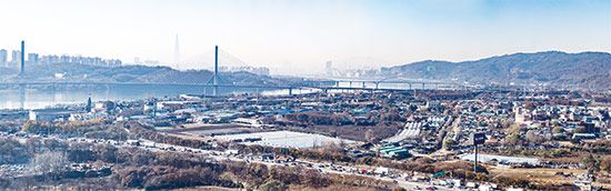 구리시 토평2지구 일대가 공공택지 후보지 5곳 중 하나로 꼽히면서 구리 부동산 시장에 활기가 돈다. (윤관식 기자)