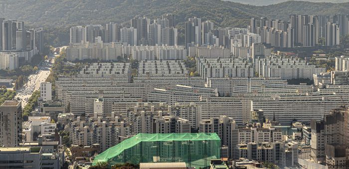 서울 강남권 아파트 전경. (매경DB)