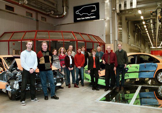 볼보자동차 교통사고 조사팀. 사진 볼보자동차코리아