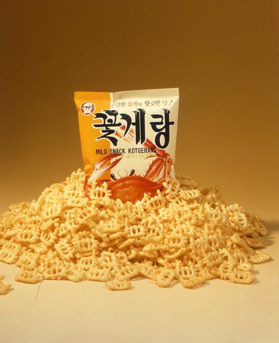 1986년 출시된 꽃게랑. 사진 빙그레