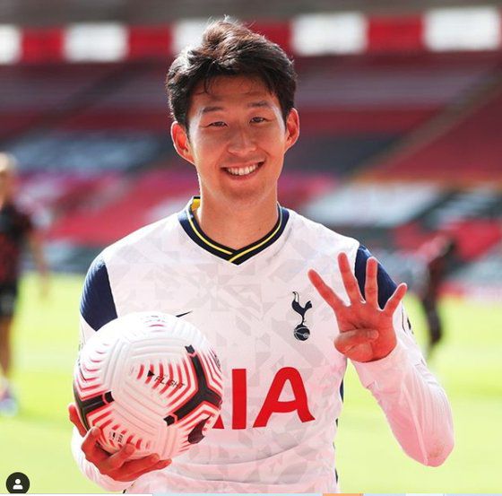 손흥민이 AFC 주간 최고의 해외파 후보에 올랐다. [사진 토트넘 인스타그램]