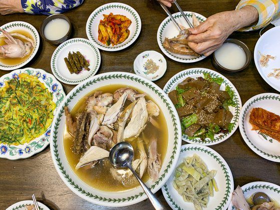 채지형씨 가족이 체험한 식사. [사진 채지형]