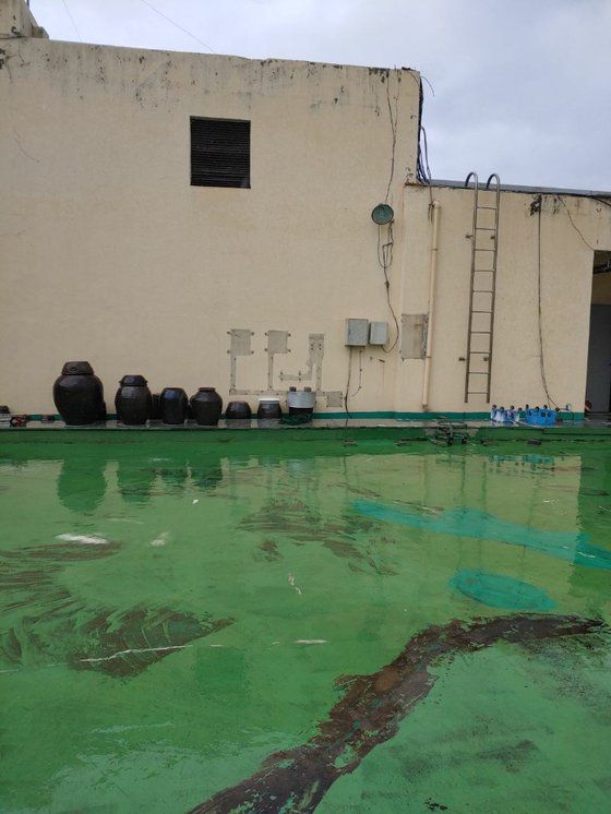 신천지 대구교회 내부 모습. [독자제공]