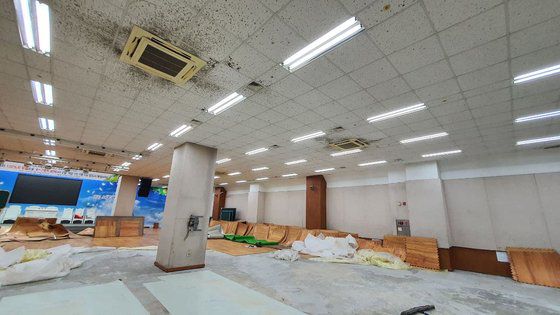 신천지 대구교회 내부 모습. [독자제공]